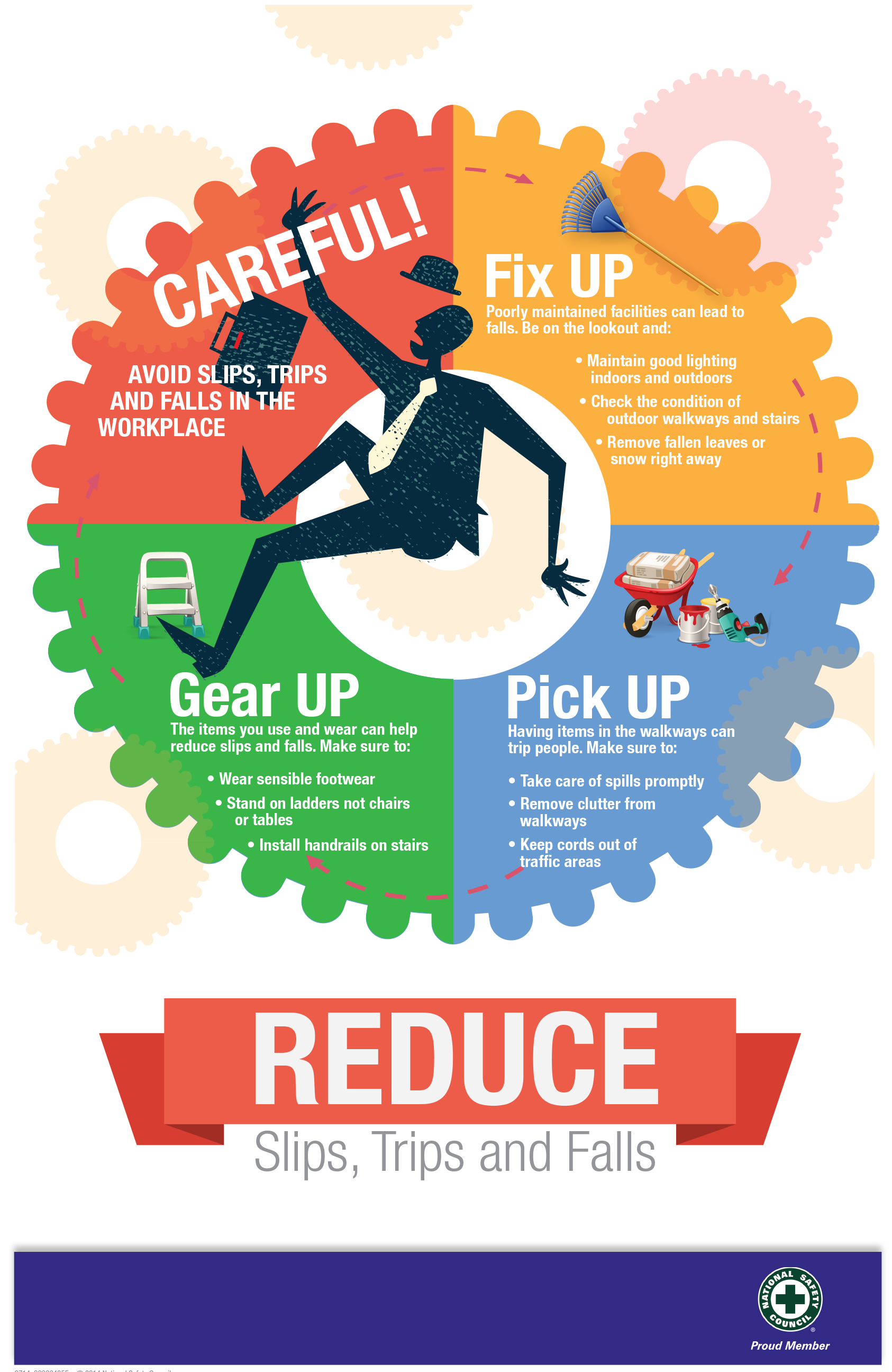 Careful! Fix up! Pick Up and Gear Up graphic