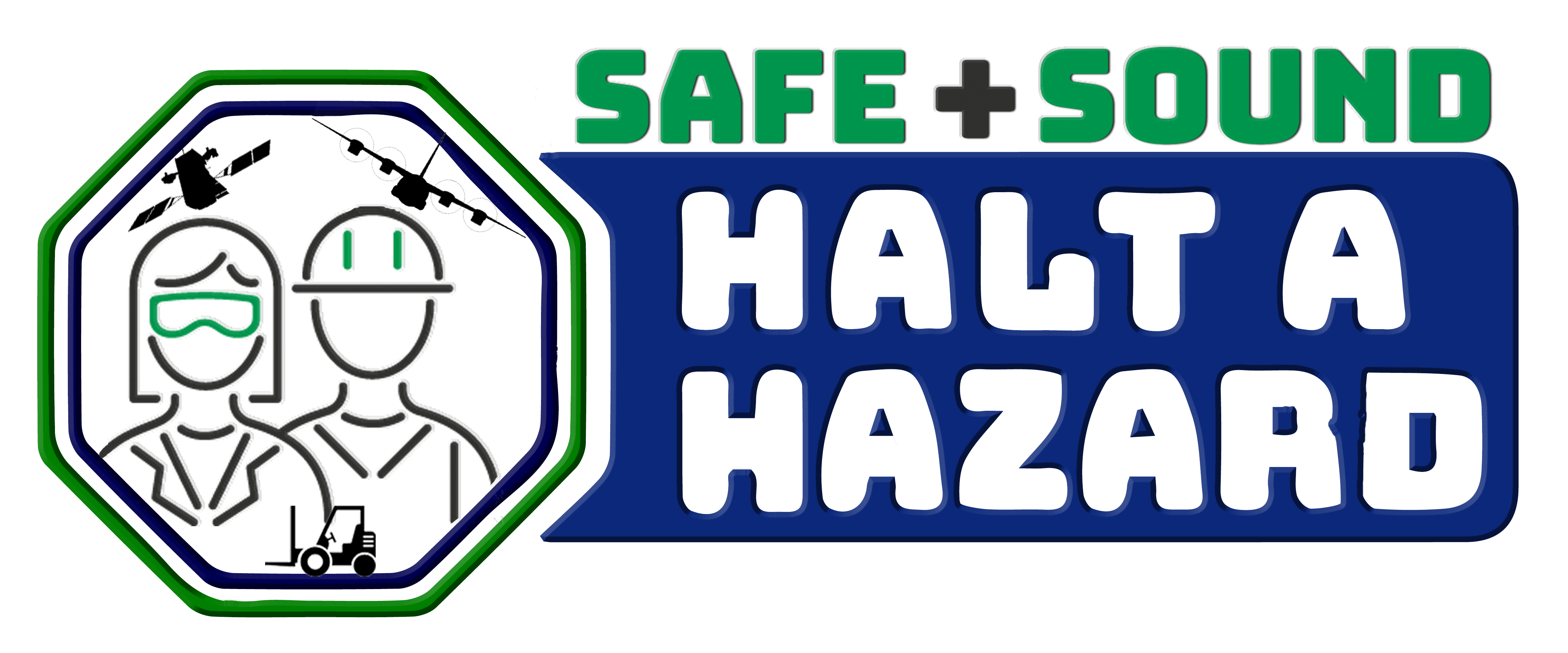 Safe + Sound Halt A Hazard Logo