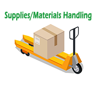 Link to supplies and materials handling
