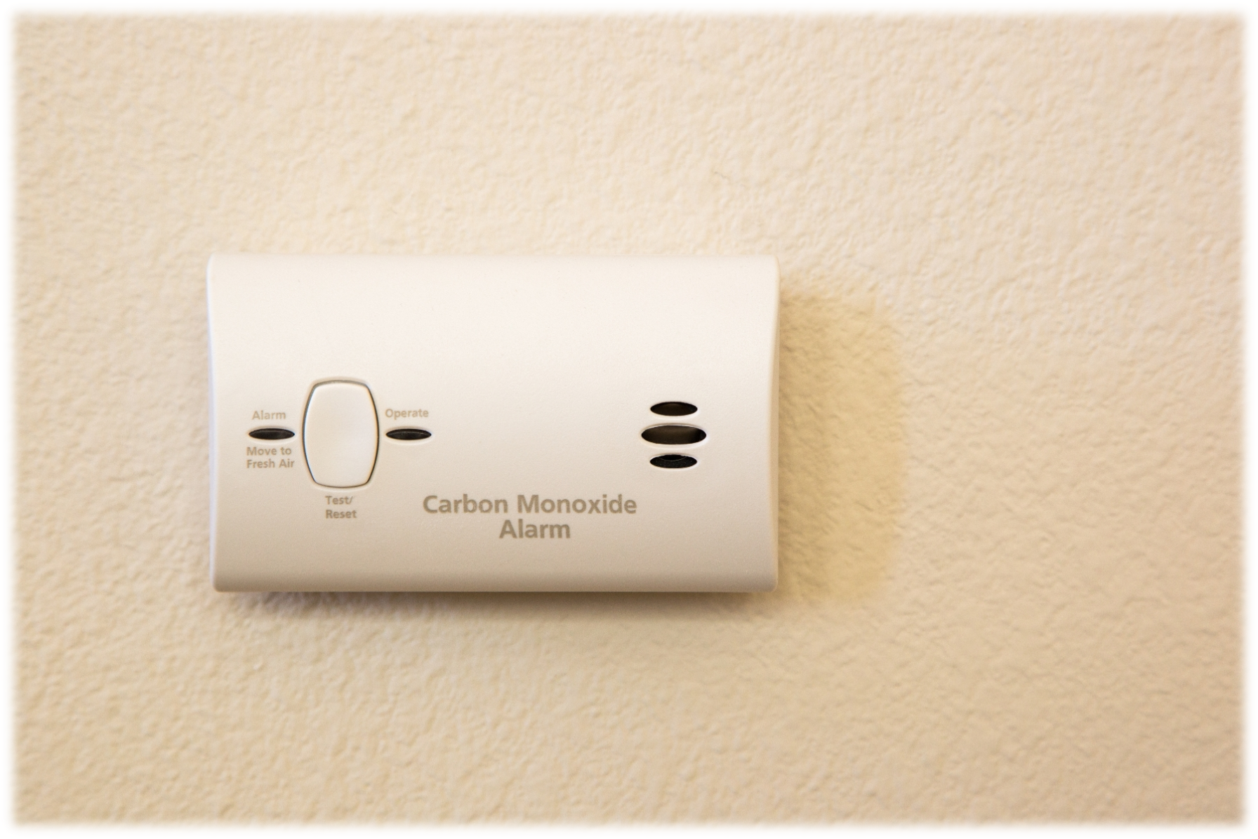 Link to Carbon Monoxide page - Carbon Monoxice meter on wall