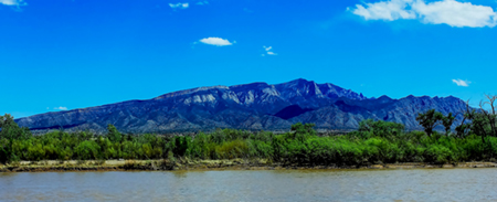 Photo of the Sandia Mountains